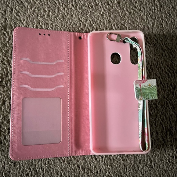 Flamingo design Samsung Galaxy A21 Case - Picture 3 of 3